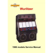 Service manual Wurlitzers 1986 & 1987