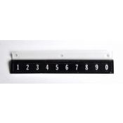 Rockola 461 and 467 Number Insert 1 to 0 Black - part# 50537