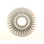 Draaitafel afdekking zilver