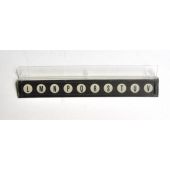 Rockola 426 - 432, 433 Insert & Letters (L-V) Black - part# 41247