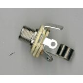 6.3 mm chassisdeel mono switched