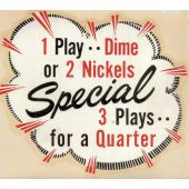 Bubble pricing decal