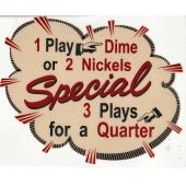 Bubble pricing decal