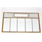 Wurlitzer 2700 Door Glass NOS - part# 122415