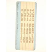 Rockola 500-505 Phonette Single Indicator Strip Black (5x) - part# 37643