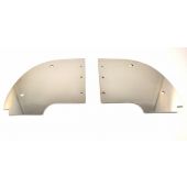 Wurlitzer 1900 en 2000 afdekplaatjes naast hemeltje