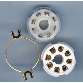 8 polige buisvoet van keramisch materiaal goud