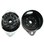 9 polige buisvoet afgeschermd zwart