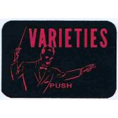 Kaartje in druktoets voor Tempo 1 - Varietes