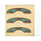 Klein wallbox pricing decal (NOS)