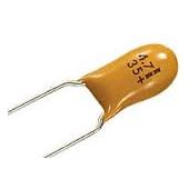 Tantaal condensator 1 uF 50 Volt