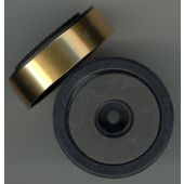 Voetje voor behuizing goud groot