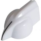 Knop chickenhead wit